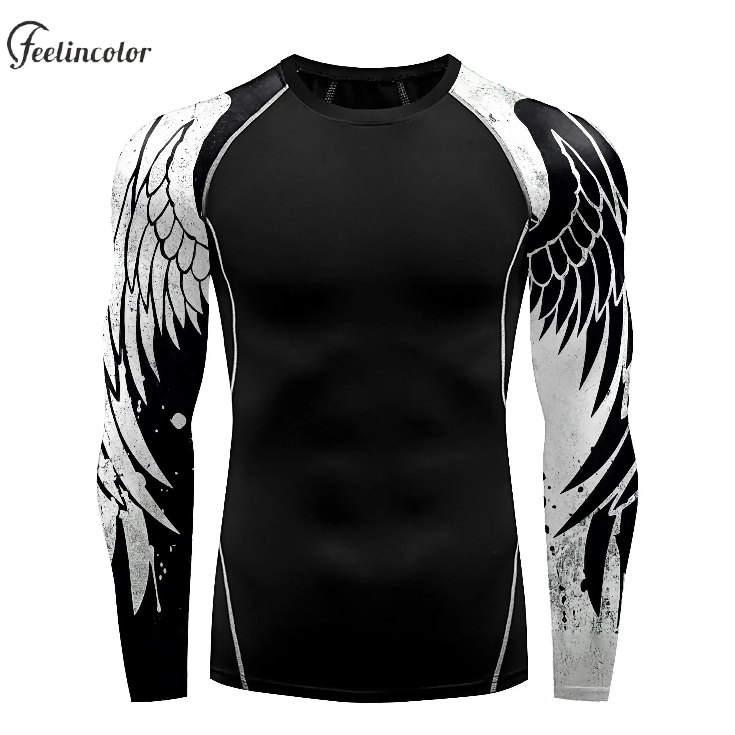 Compression Shirt 3D Print Wing Graphic
