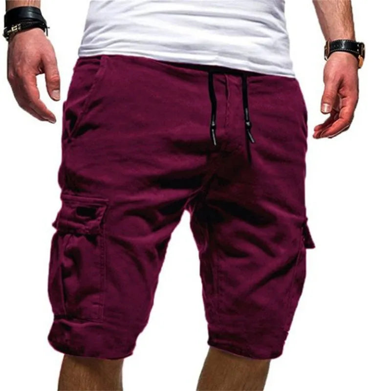 Men's Green Cargo Tactical Shorts