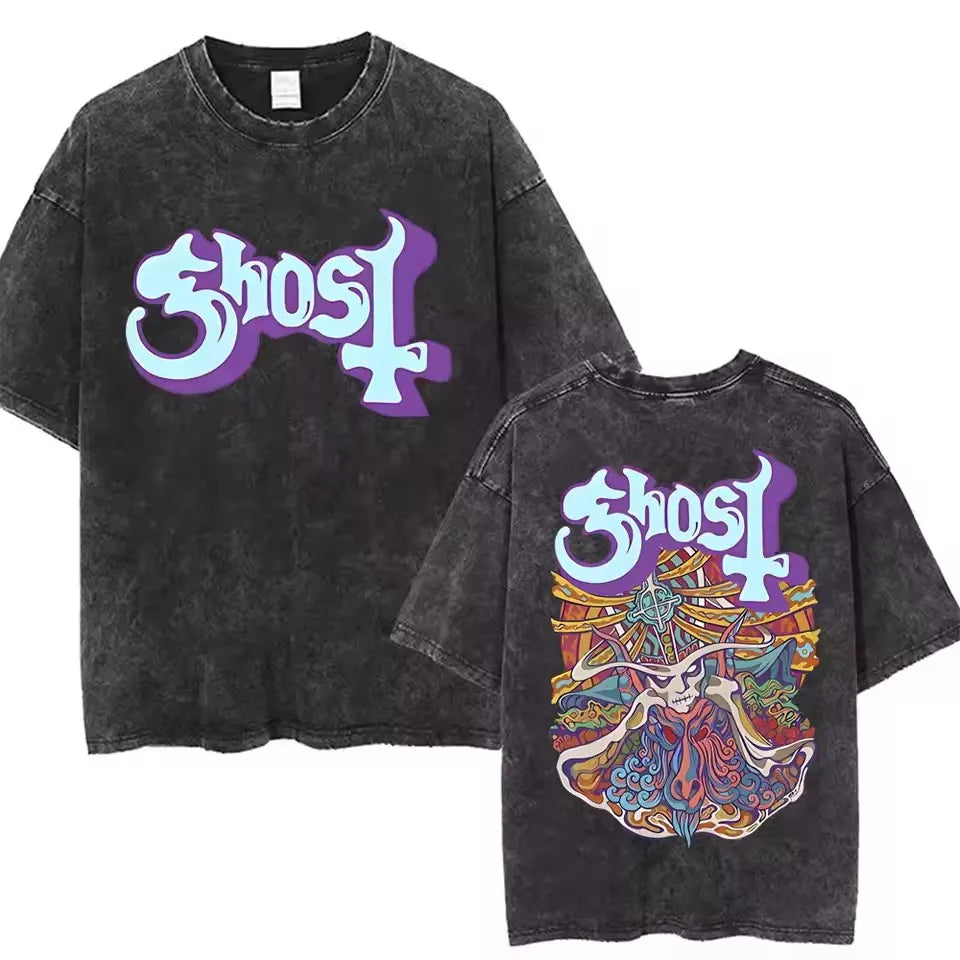 Ghost Band Vintage Skeleton Rock Tee 3