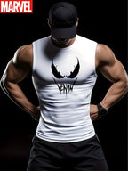 Black Muscle Vest  Venom Logo