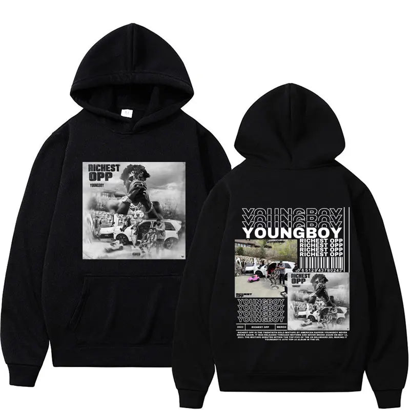YoungBoy 2025 New Album Graphic Hoodies