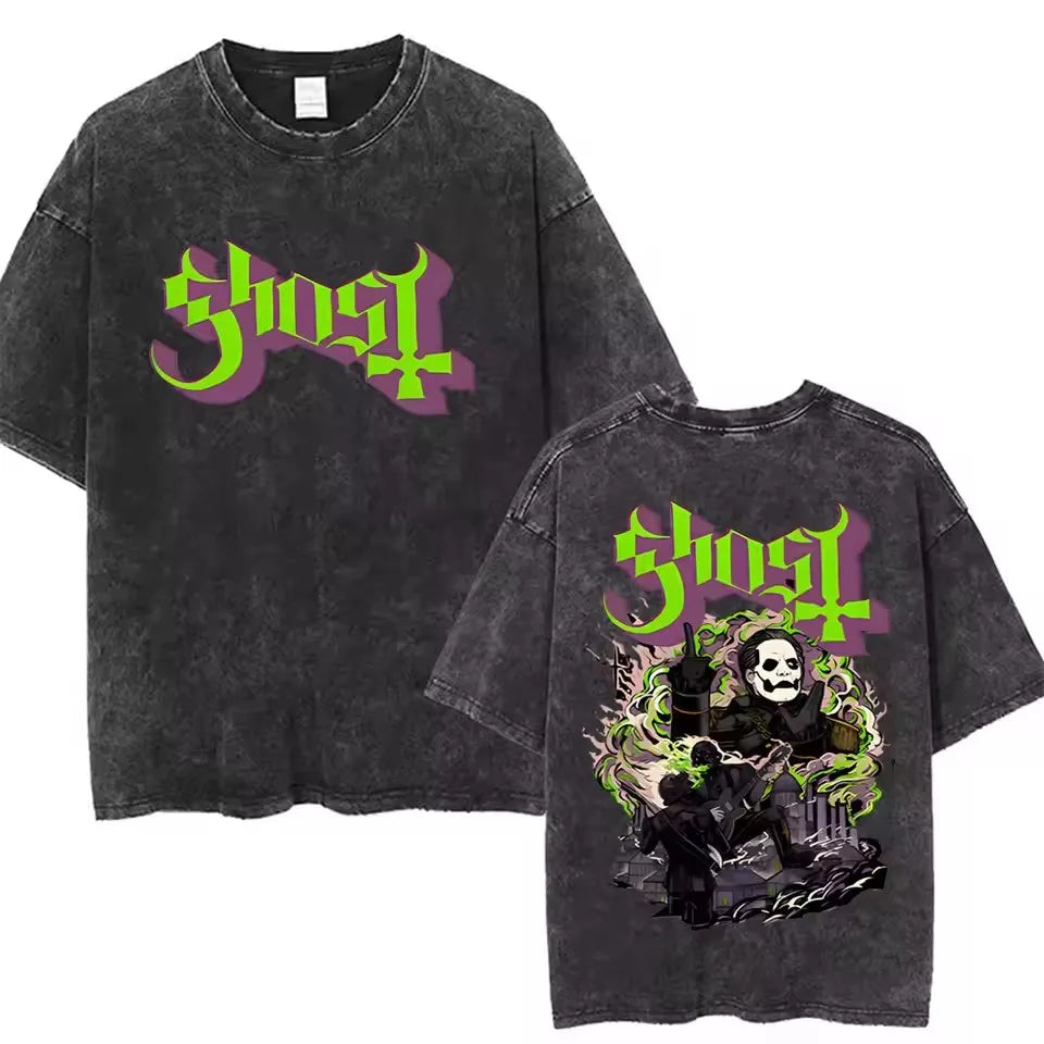 Ghost Band Vintage Skeleton Rock Tee 10