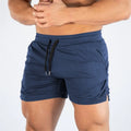 Men's Summer Fitness Shorts – Gym, Hiking & Running Sportswear navy blue