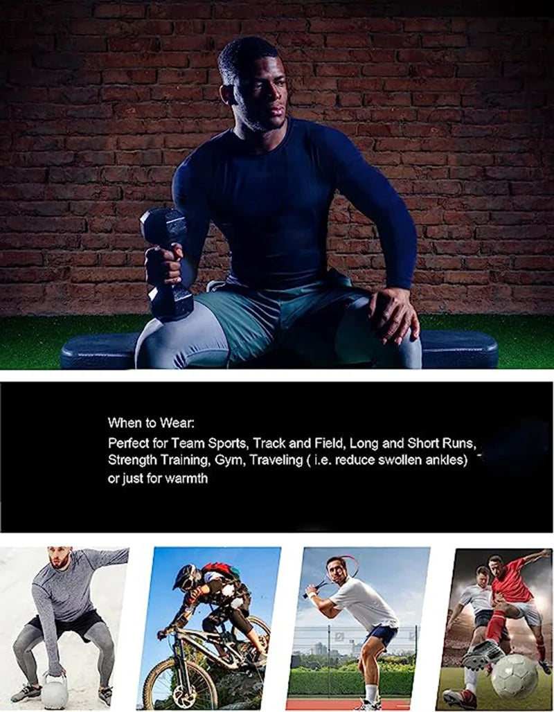 Men's Long Sleeve Graphic Compression Training Shirt