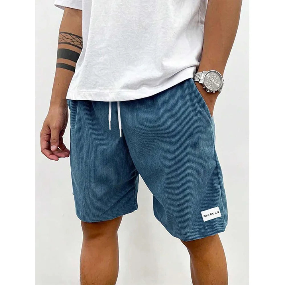 Men's Corduroy Beach Shorts blue