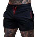 Men's Shorts Sweatpants Thin Fashion black red