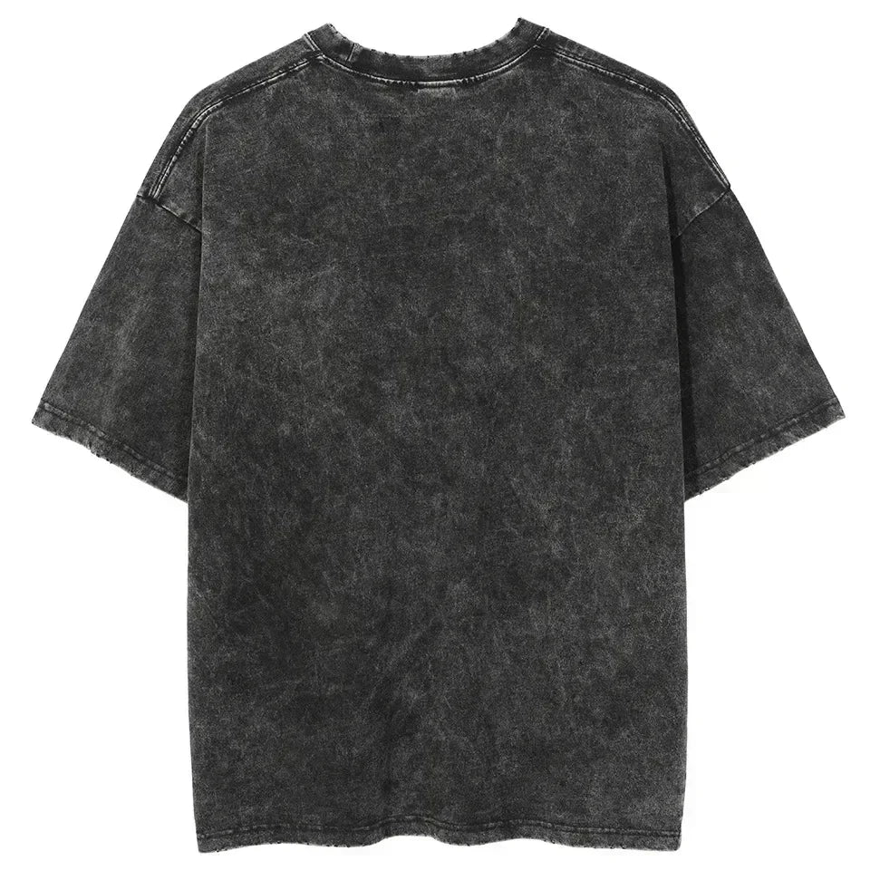 Shadow Hedgehog Y2K Washed Oversized Tee