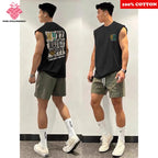 Retro Sleeveless T-shirt Men