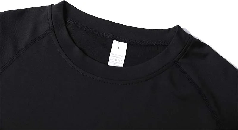 Men's Long Sleeve Graphic Compression Training Shirt