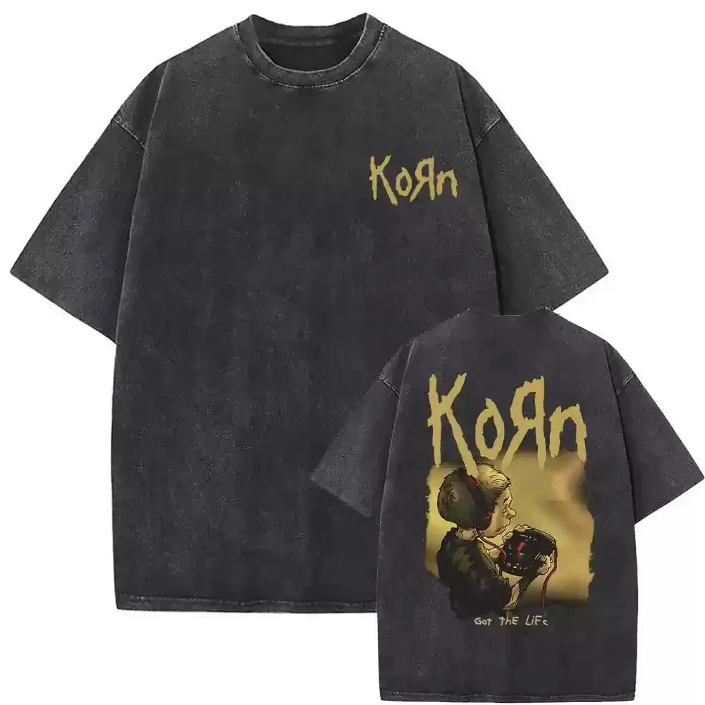 Japanese Anime Washed Graphic Tee 2