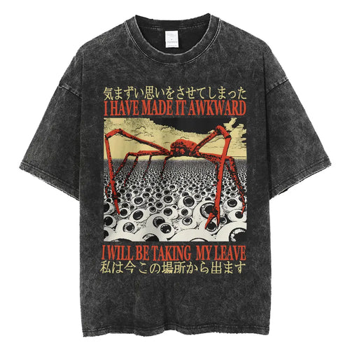 I Made It Awkward Spider Crab Meme Tee 03610