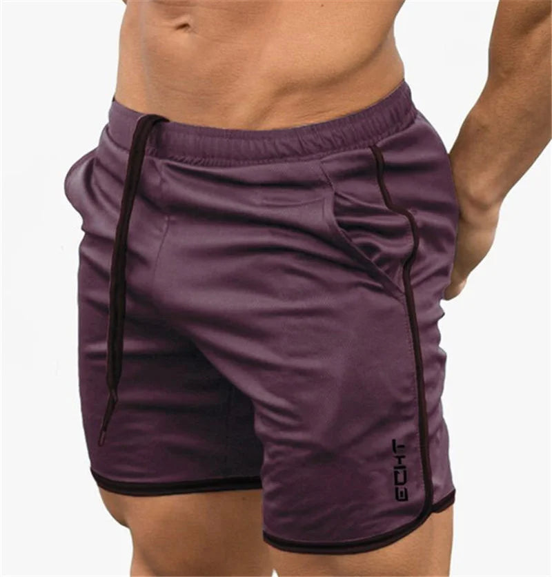 Men's Breathable Mesh Fitness Shorts – Quick-Dry Jogger & Beach Short Pants