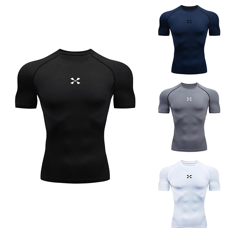 Men's Elastic Quick-Dry Sportswear T-Shirt