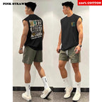 Retro Sleeveless T-shirt Men