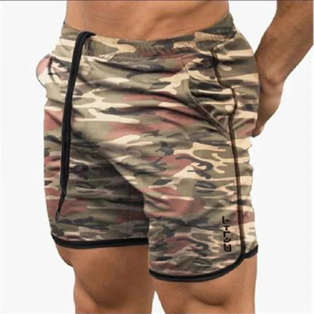 ECHT Shorts green camo ECHT