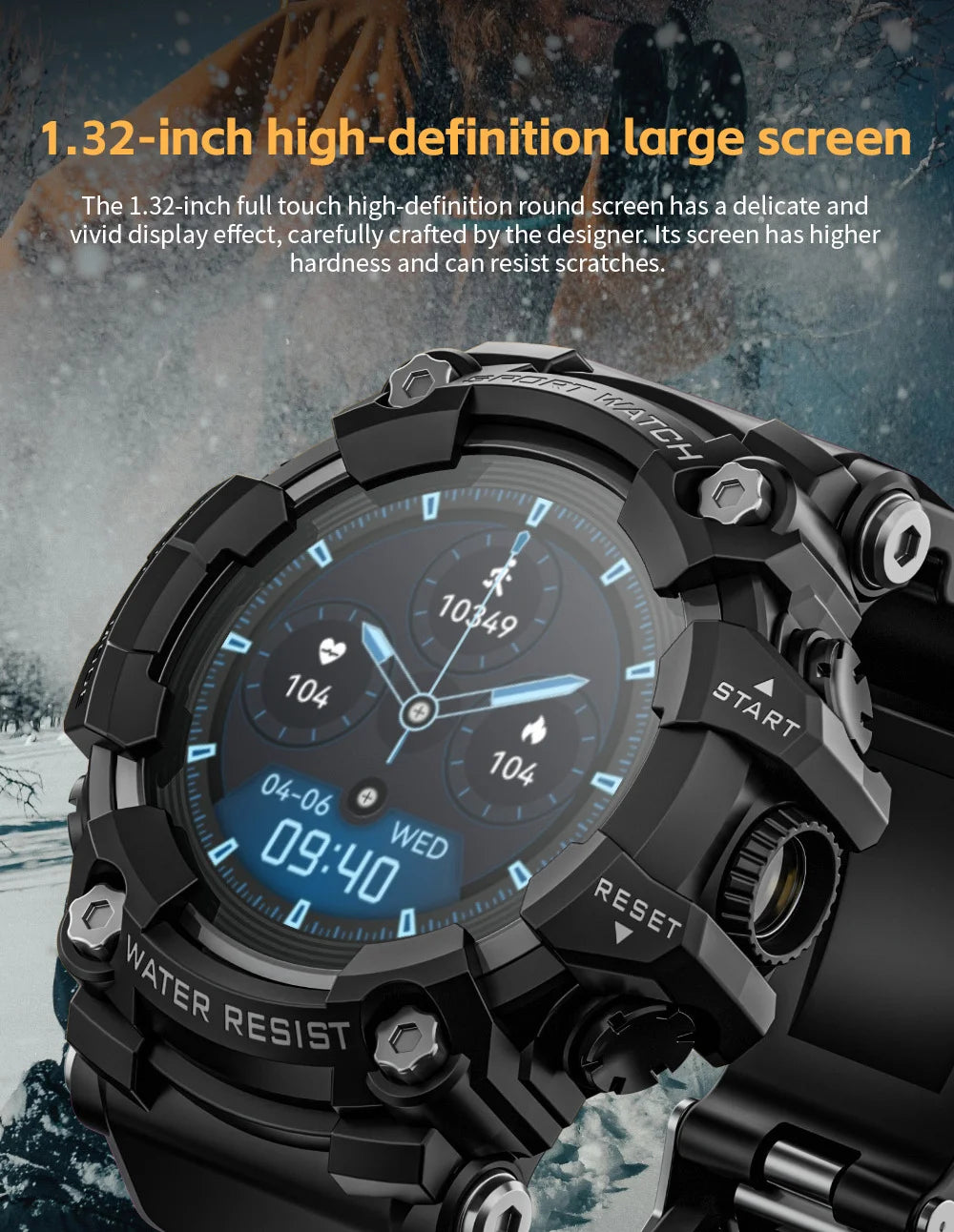 2025 Smart Fitness Tracker Watch for Men