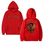 Rapper Bad Bunny Super Bowl LX 2026 Double Sided printed Hoodie