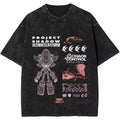 Shadow Hedgehog Y2K Washed Oversized Tee 2