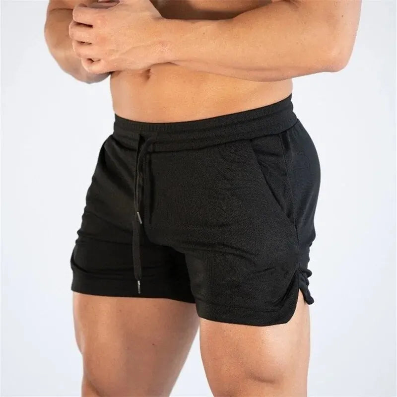 Men's Summer Fitness Shorts – Gym, Hiking & Running Sportswear black