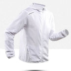 2025 Running Jacket Spring Reflective Gym Hooded Men Coat Jogging Gradient Color Sportswear Breathable Male Jackets Women