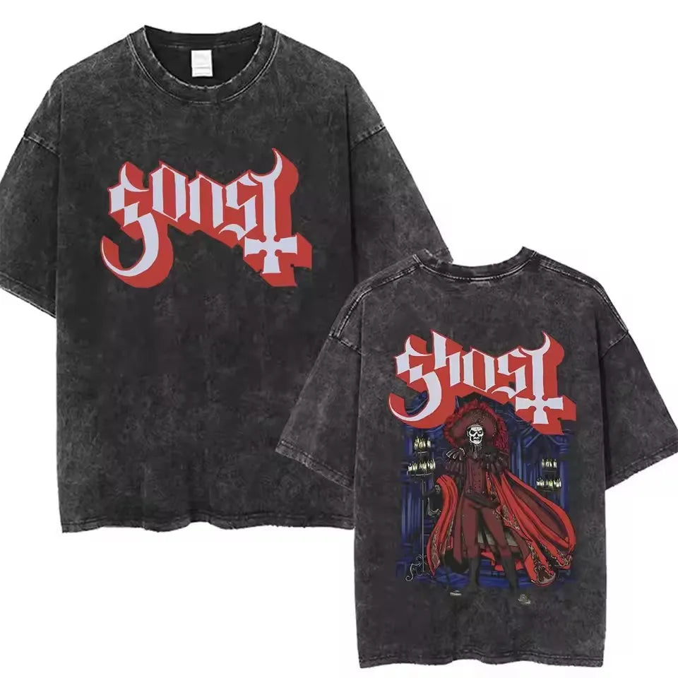 Ghost Band Vintage Skeleton Rock Tee 13