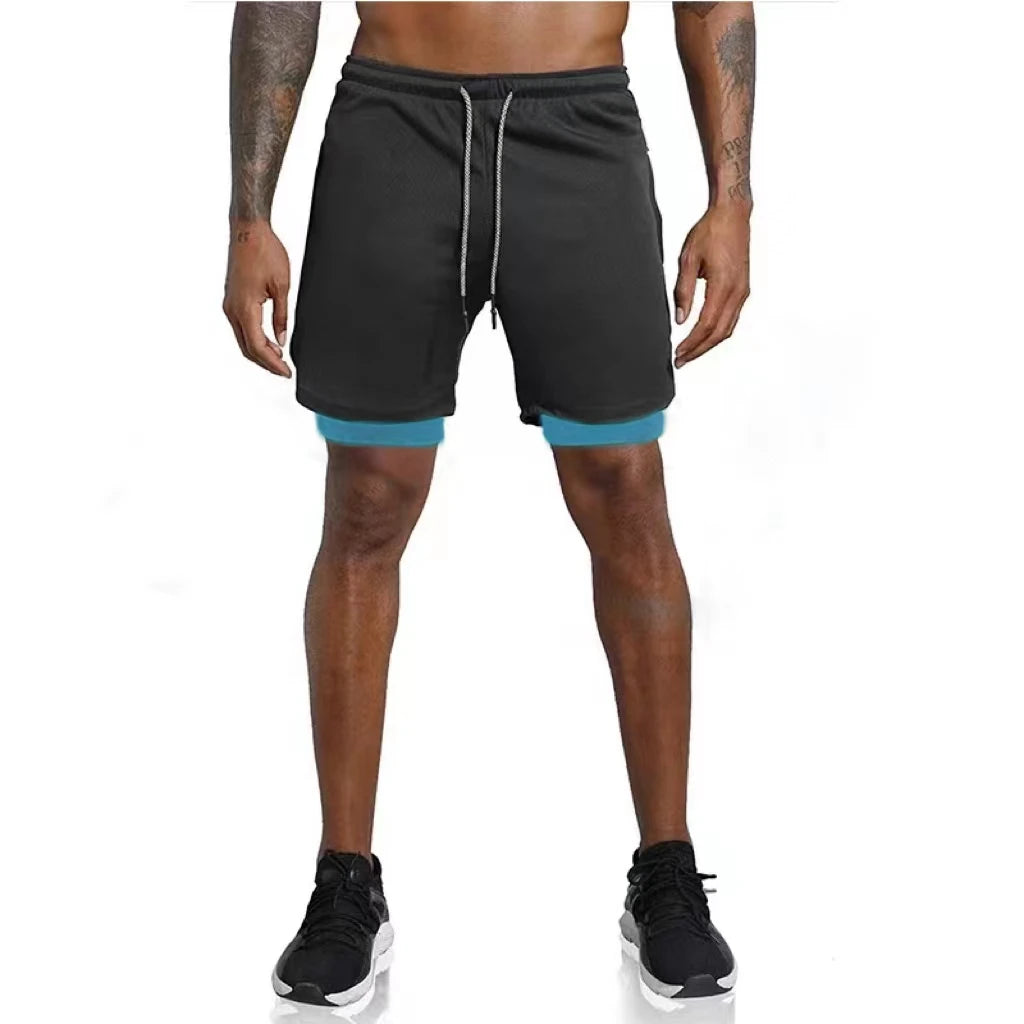 Men's 2-in-1 Compression Running Shorts