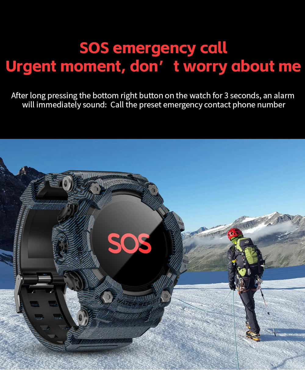 2025 Smart Fitness Tracker Watch for Men