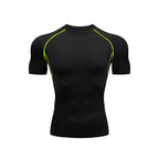 Men's Athletic Quick Dry T-shirt, suitable for gym workouts, fitness, running. Compression shirt, sports undershirt, baselayer t