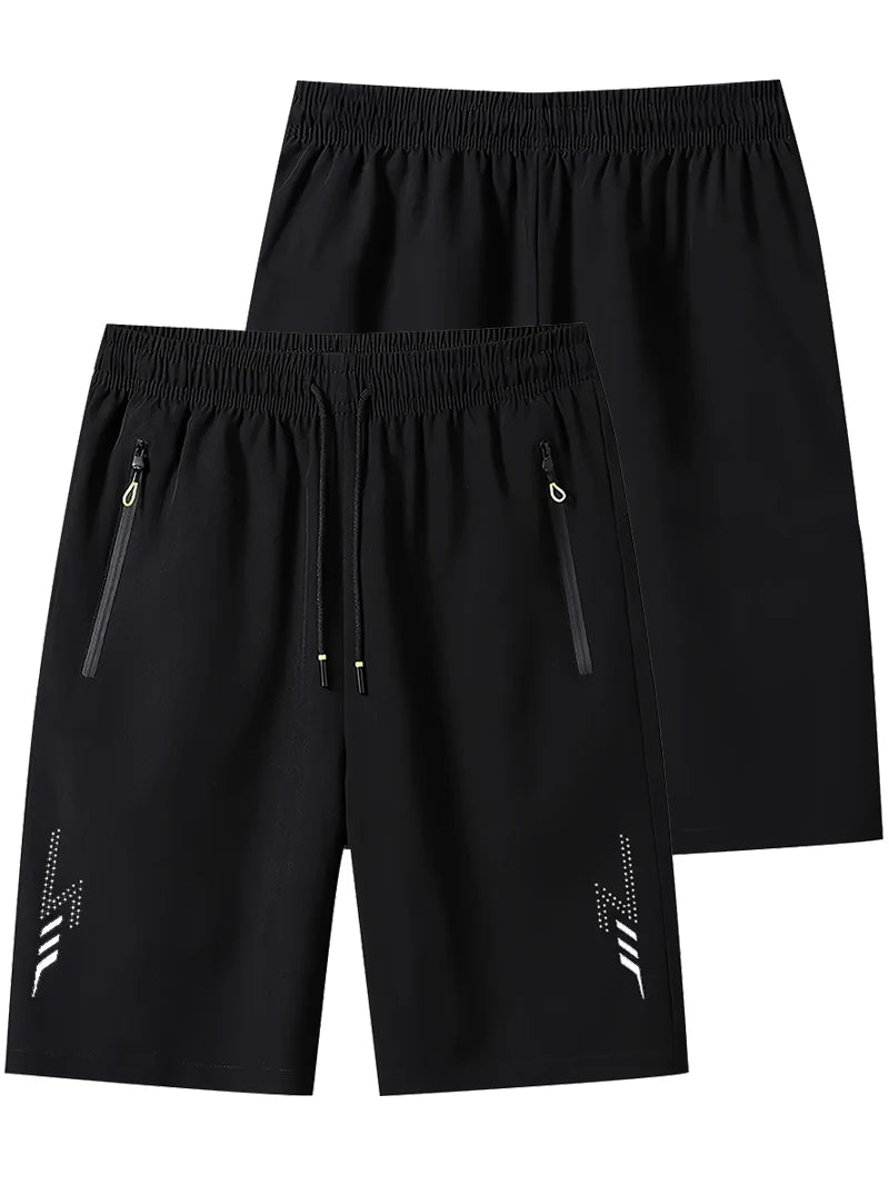 Men's Quick-Dry Gym Shorts – Lightweight Drawstring Training Shorts