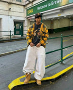 Bad Bunny Style Streetwear T-Shirt, Square Graphic Design Tee, Puerto Rico Soccer Inspired Top, Trendy Urban Fashion Shirt