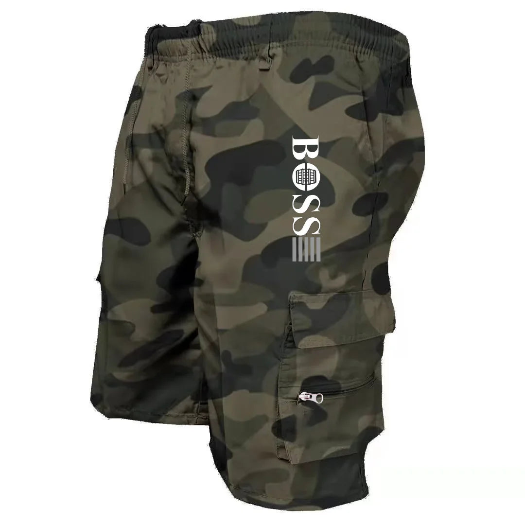 Men's Multi-Pocket Jogger Shorts 8