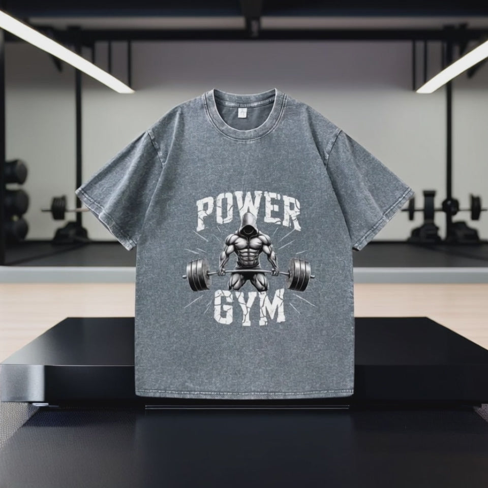 Power Gym With Strong Man